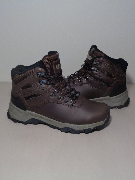 Khombu Size 9 M / KENNY / Brown / Leather / Hiking Boots New Men\'s Shoes main image 15
